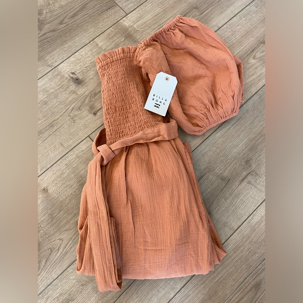 XS/6 BILLABONG Boardwalker Jumpsuit - Sunburnt BNWT